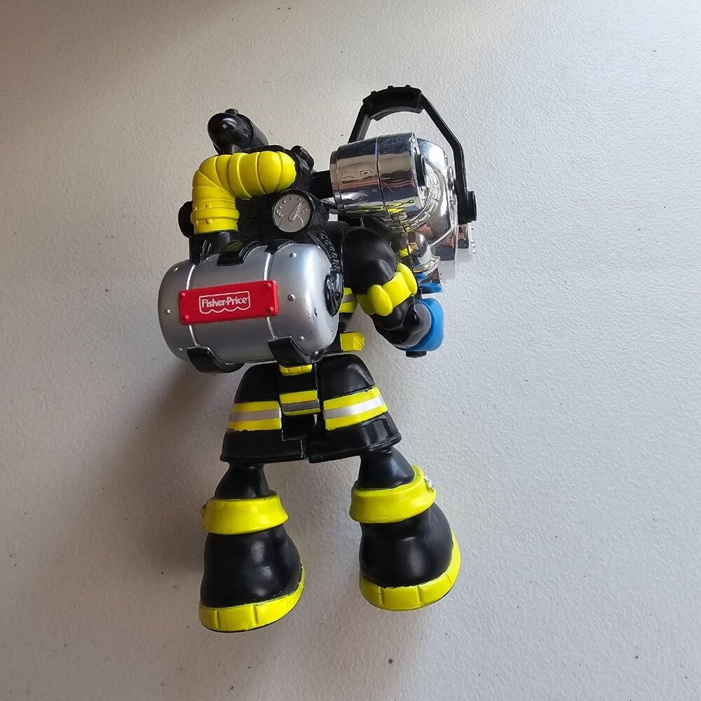 Rescue Heroes Billy Blazes FDNY Firefighter 6” Action Figure Mattel 2001 78829 - Picture 6 of 7